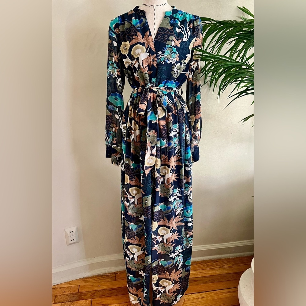 H&M Conscious Collection Floral Maxi Dress | Size 6